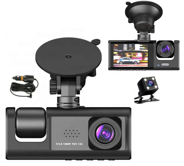 F2 1080P+480P+720P Car Dash Camera