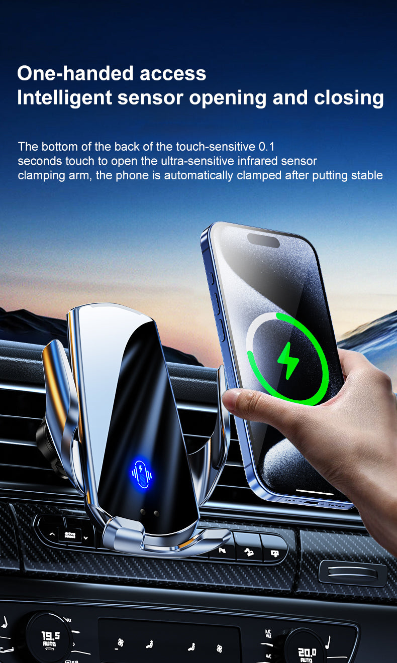 CJ6P Wireless Charging Car Phone Holder